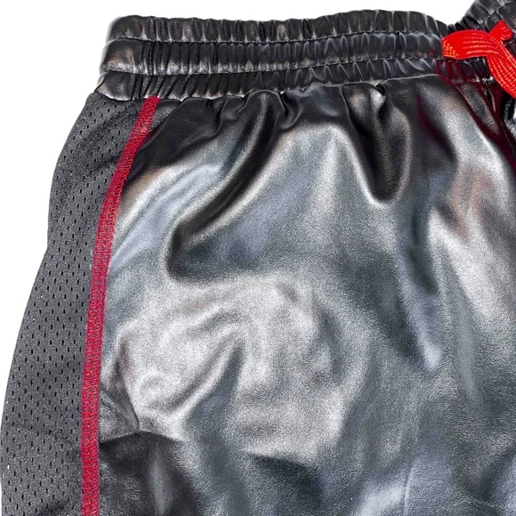 Leather(like) Shorts Black Men's Medium - Picture 3 of 10